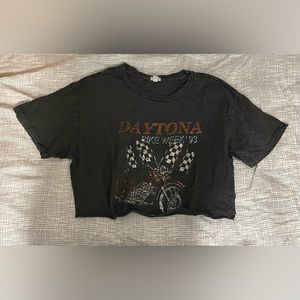 Garage graphic crop top size M